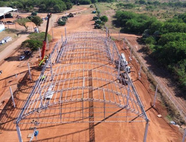 Galpão de Máquinas 50,00 x 100,00 Fazenda Itamarati ( Amaggi )